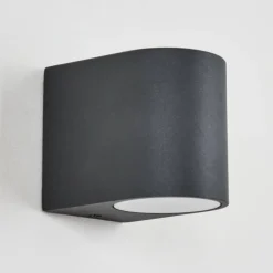 Applique murale d'extérieur Skaabu Noir, Blanc, 1 lumière