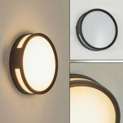 Applique murale d'extérieur Chiavari LED Anthracite, 1 lumière