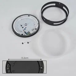 Applique murale d'extérieur Chiavari LED Anthracite, 1 lumière