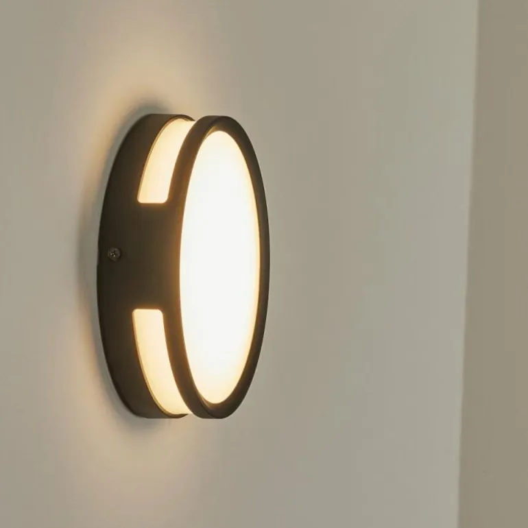 Applique murale d'extérieur Chiavari LED Anthracite, 1 lumière