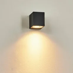 Applique murale d'extérieur Skaabu Noir, Blanc, 1 lumière