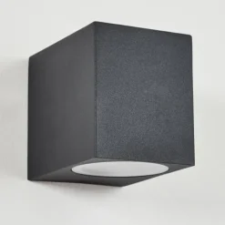 Applique murale d'extérieur Skaabu Noir, Blanc, 1 lumière