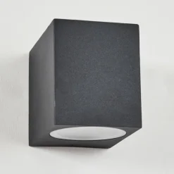 Applique murale d'extérieur Skaabu Noir, Blanc, 1 lumière