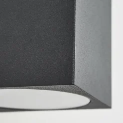 Applique murale d'extérieur Skaabu Noir, Blanc, 2 lumières