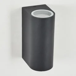 Applique murale d'extérieur Skaabu Noir, Blanc, 2 lumières
