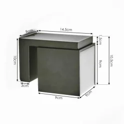 Applique murale d'extérieur Swanek LED Anthracite, 1 lumière