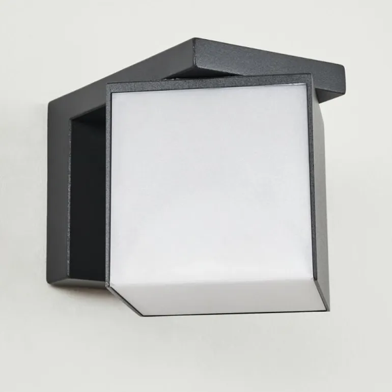 Applique murale d'extérieur Swanek LED Anthracite, 1 lumière