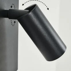 Applique murale d'extérieur Saeter LED Noir, 2 lumières