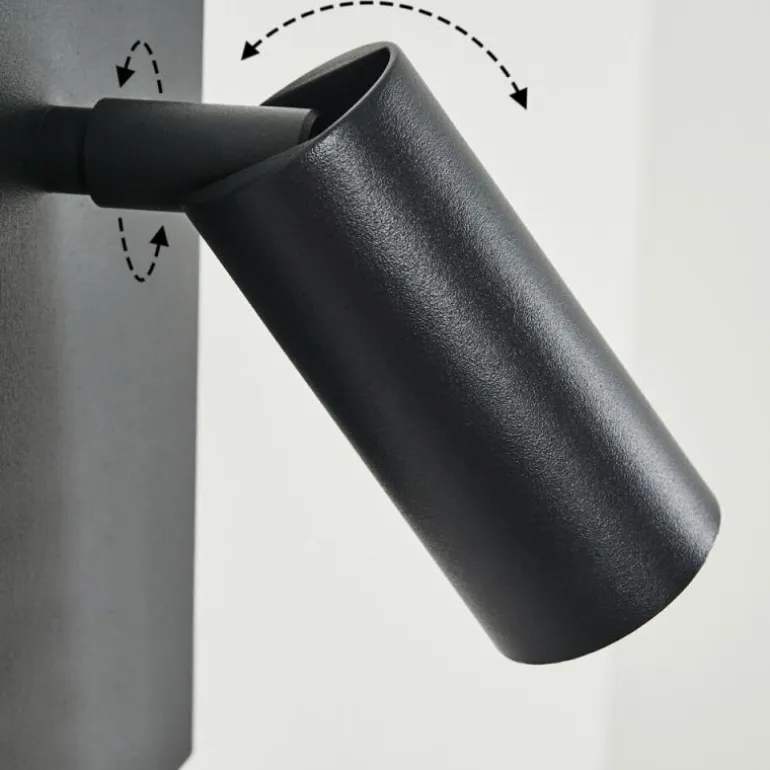 Applique murale d'extérieur Saeter LED Noir, 2 lumières