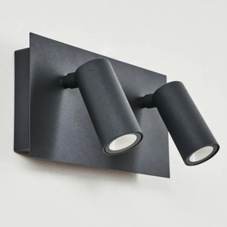 Applique murale d'extérieur Saeter LED Noir, 2 lumières