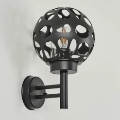 Applique murale d'extérieur Saaseg Anthracite, 1 lumière