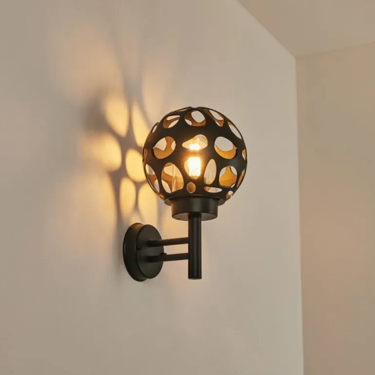 Applique murale d'extérieur Saaseg Anthracite, 1 lumière