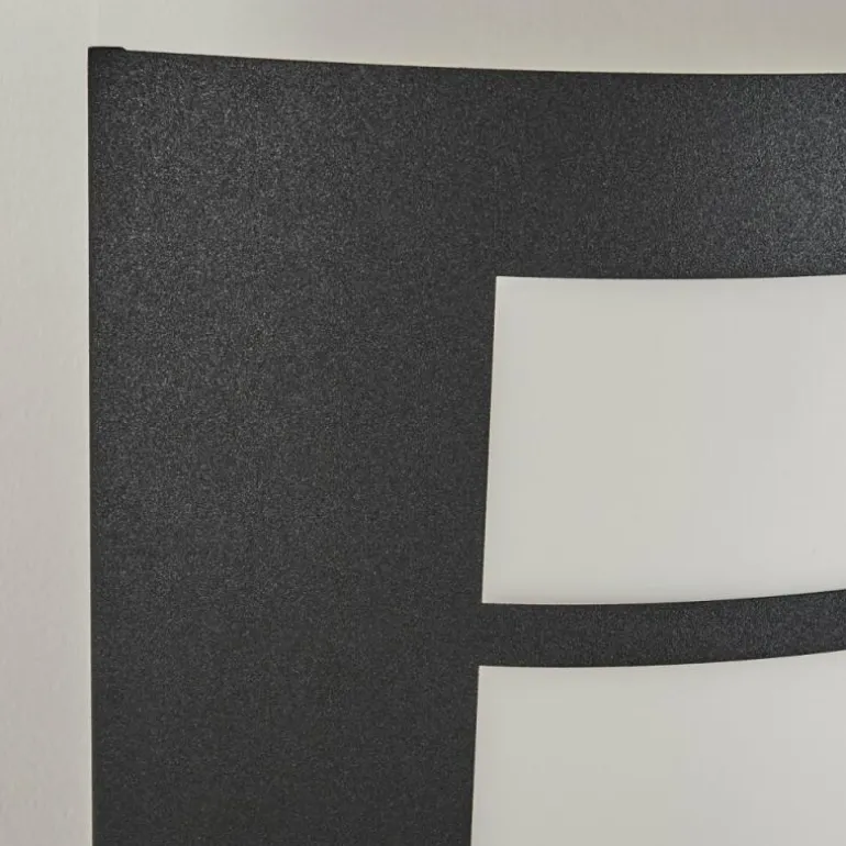 Applique murale d'extérieur Matilau Noir, Blanc, 1 lumière, Détecteur de mouvement