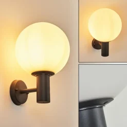 Applique murale d'extérieur Bubodefo Anthracite, 1 lumière