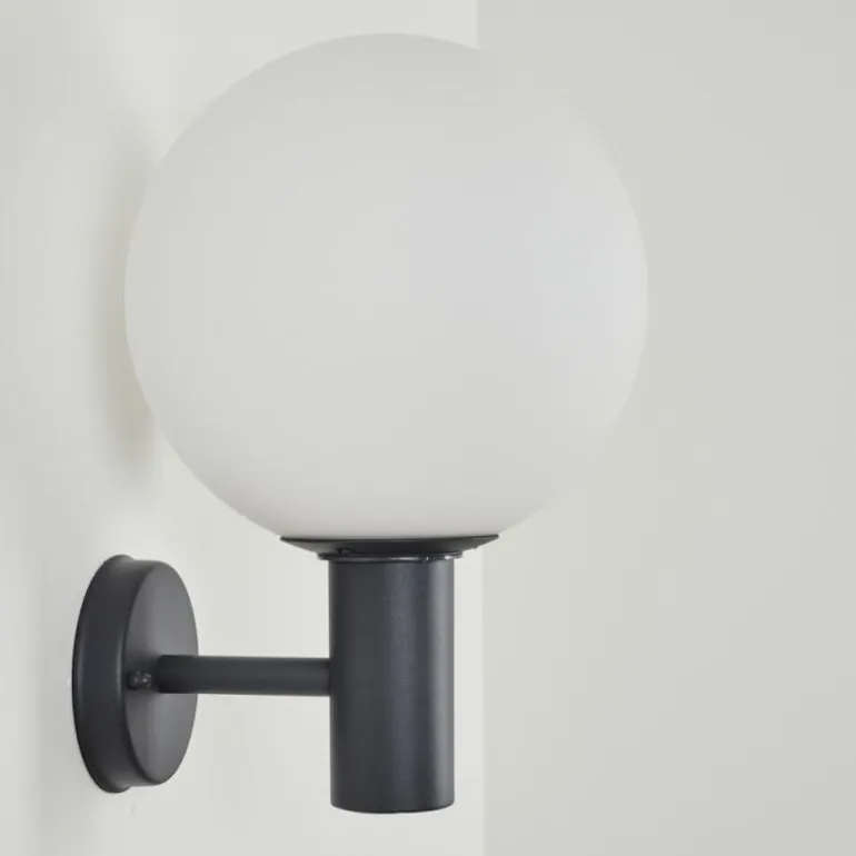 Applique murale d'extérieur Bubodefo Anthracite, 1 lumière