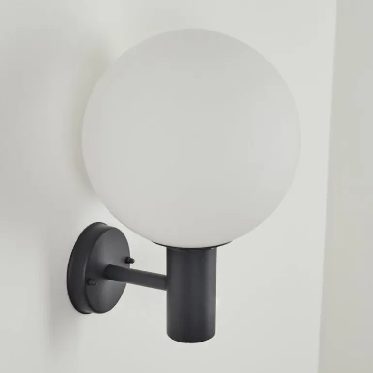 Applique murale d'extérieur Bubodefo Anthracite, 1 lumière