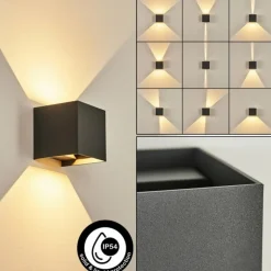 Applique murale d'extérieur Tamarin LED Anthracite, 1 lumière