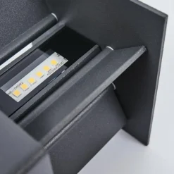 Applique murale d'extérieur Tamarin LED Anthracite, 1 lumière
