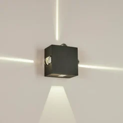 Applique murale d'extérieur Bedou LED Anthracite, 1 lumière