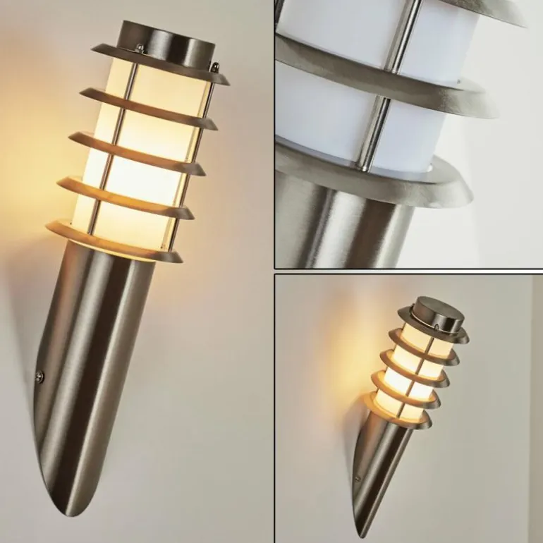 Applique murale d'extérieur Tunes Nickel mat, 1 lumière
