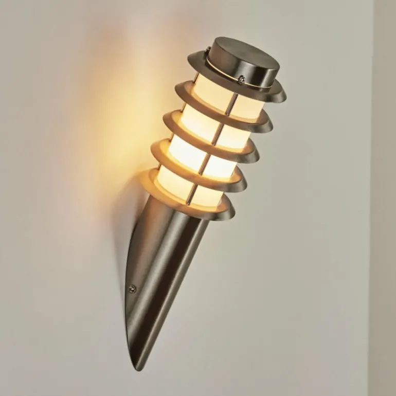 Applique murale d'extérieur Tunes Nickel mat, 1 lumière