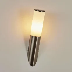 Applique murale d'extérieur Caserta Nickel mat, 1 lumière