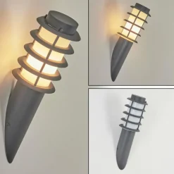 Applique murale d'extérieur Tunes Anthracite, 1 lumière