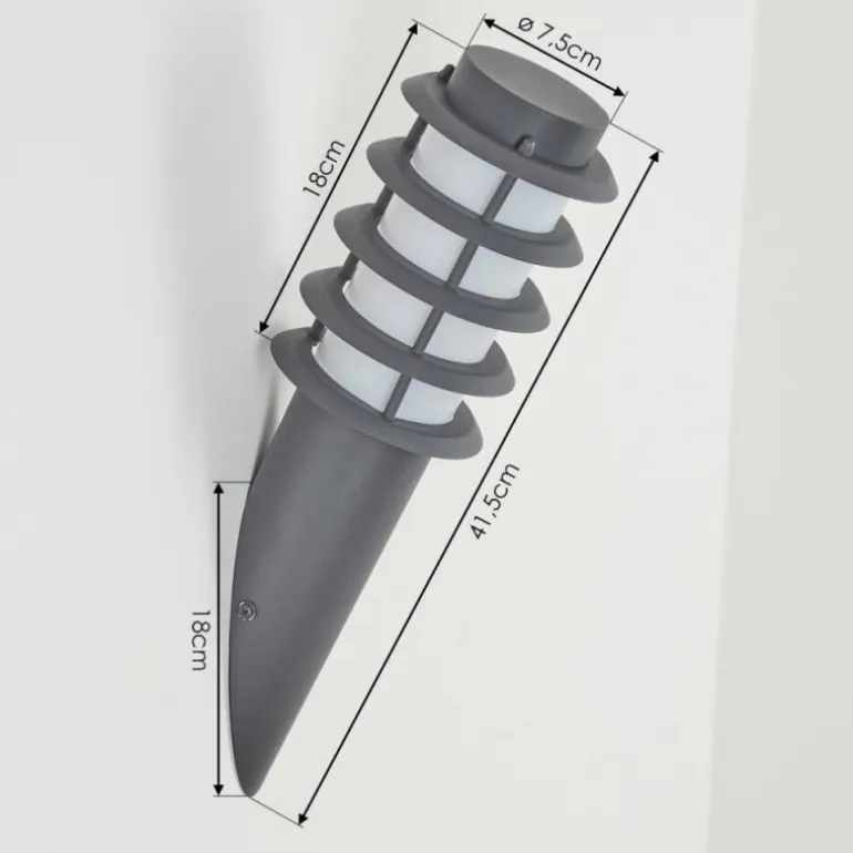Applique murale d'extérieur Tunes Anthracite, 1 lumière