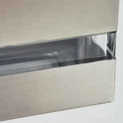 Applique murale d'extérieur Edevik Nickel mat, 2 lumières