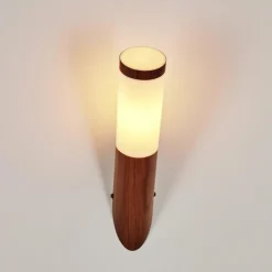 Applique murale d'extérieur Gaborone Couleur bois, 1 lumière
