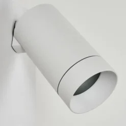Applique murale d'extérieur Hakamken Blanc, 2 lumières, Détecteur de mouvement