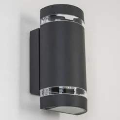 Applique murale d'extérieur Inglewood Anthracite, 2 lumières