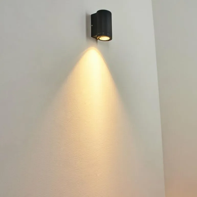 Applique murale d'extérieur Cebuentos Anthracite, 1 lumière