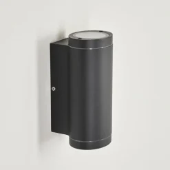 Applique murale d'extérieur Cebuentos Anthracite, 2 lumières