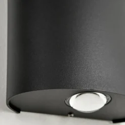 Applique murale d'extérieur Oiba LED Gris, 1 lumière