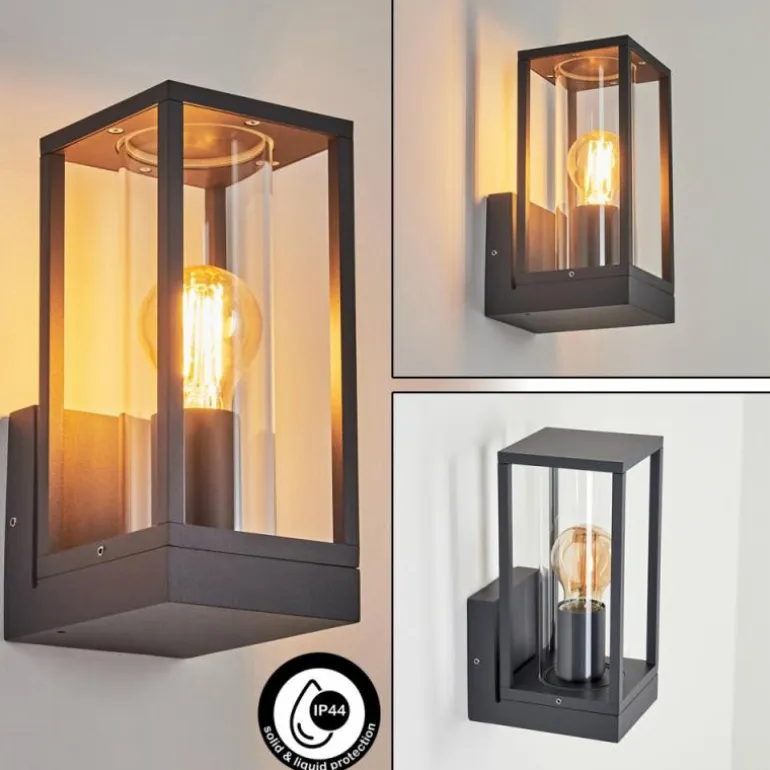 Applique murale d'extérieur Oiba Anthracite, 1 lumière