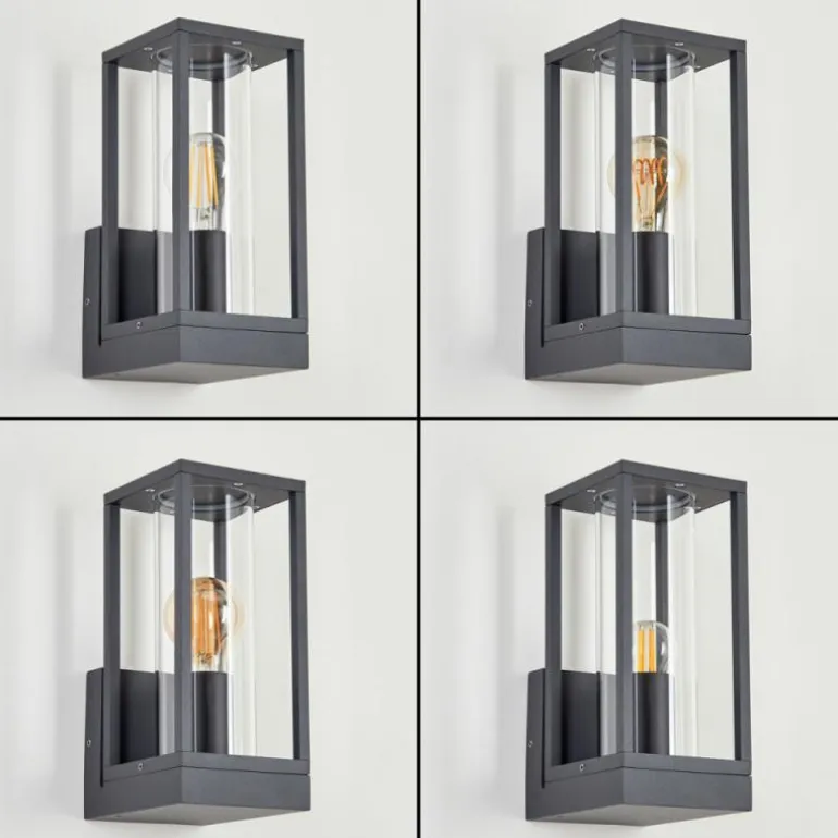 Applique murale d'extérieur Oiba Anthracite, 1 lumière