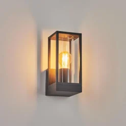 Applique murale d'extérieur Oiba Anthracite, 1 lumière