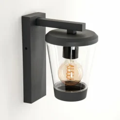 Applique murale d'extérieur Eloida Anthracite, 1 lumière