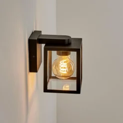 Applique murale d'extérieur Terioja Noir, 1 lumière