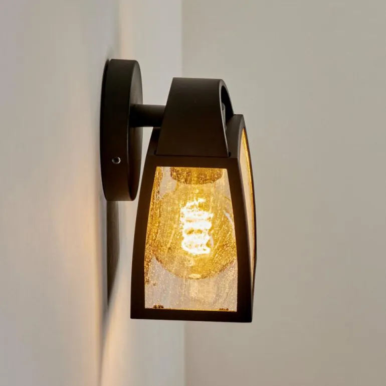 Applique murale d'extérieur Trosa Noir, 1 lumière