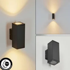 Applique murale d'extérieur Kastari Anthracite, 2 lumières