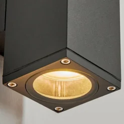 Applique murale d'extérieur Kastari Anthracite, 2 lumières