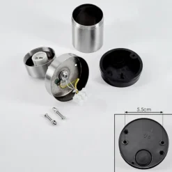 Applique murale d'extérieur Corneda Acier inoxydable, 1 lumière