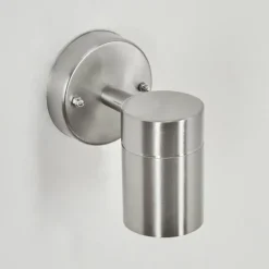 Applique murale d'extérieur Corneda Acier inoxydable, 1 lumière