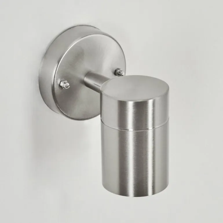 Applique murale d'extérieur Corneda Acier inoxydable, 1 lumière