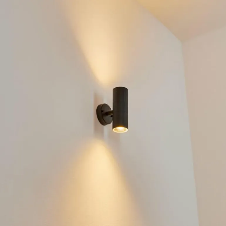 Applique murale d'extérieur Koila Noir, 2 lumières