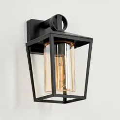 Applique murale d'extérieur Heinonen Noir, 1 lumière