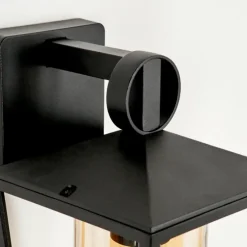 Applique murale d'extérieur Heinonen Noir, 1 lumière
