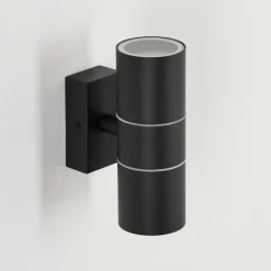 Applique murale d'extérieur Simola Anthracite, 2 lumières